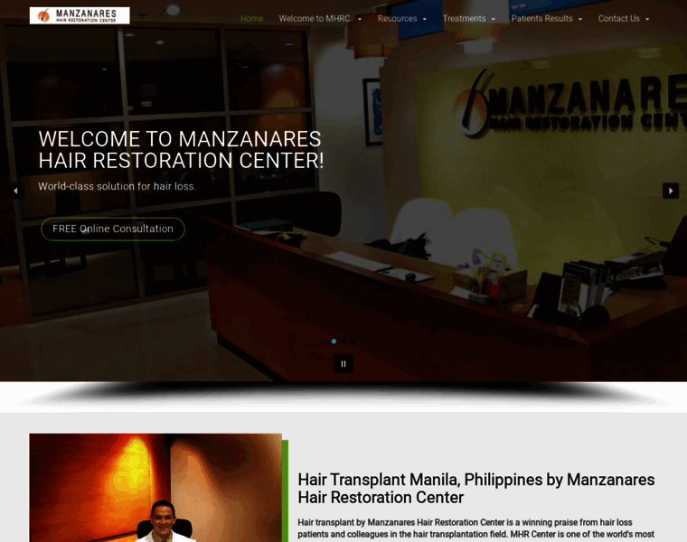 Manzanareshair.com thumbnail