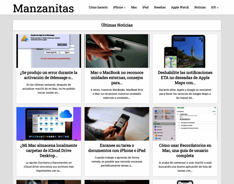 Manzanitas.online thumbnail