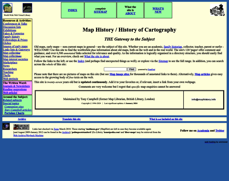 Maphistory.info thumbnail