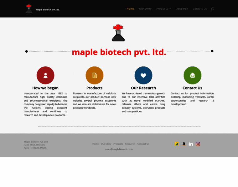 Maplebiotech.co.in thumbnail