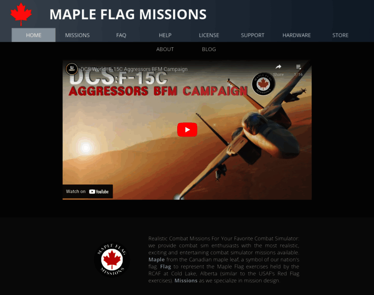 Mapleflagmissions.ca thumbnail