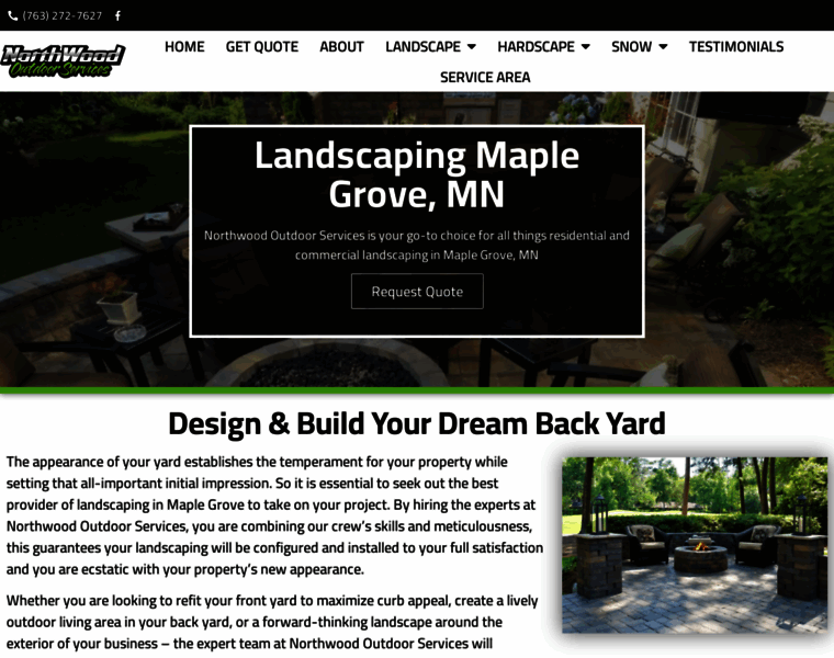 Maplegrove-landscaping.com thumbnail