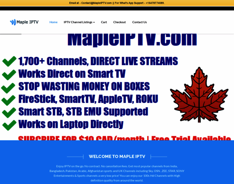 Mapleiptv.com thumbnail