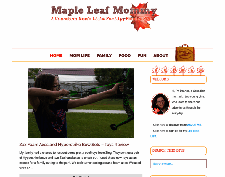 Mapleleafmommy.com thumbnail