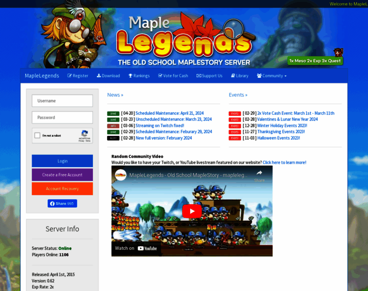 Maplelegends.com thumbnail