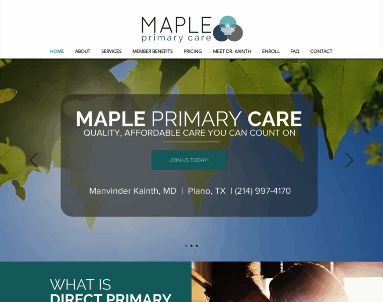 Mapleprimarycare.com thumbnail