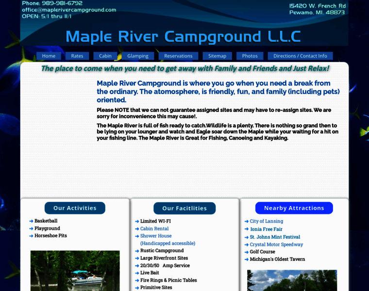 Maplerivercampground.com thumbnail