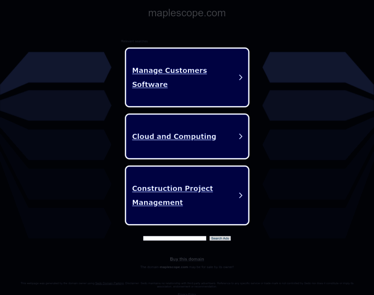 Maplescope.com thumbnail Maplescope.com thumbnail