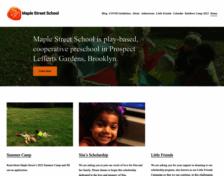 Maplestreetschool.org thumbnail