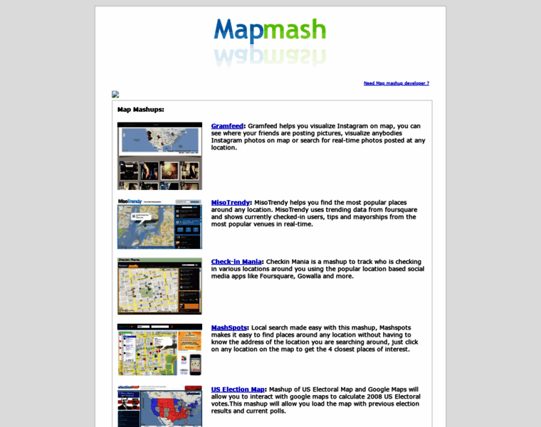 Mapmash.in thumbnail