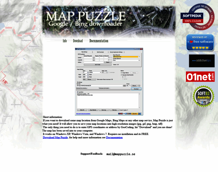 Mappuzzle.se thumbnail