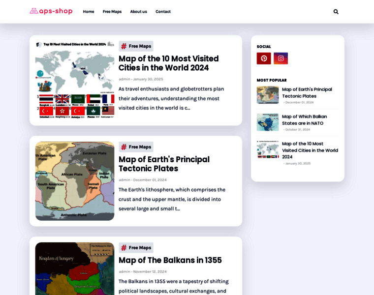 maps-shop.com at WI. Explore the World: Premium Maps for Every Adventure