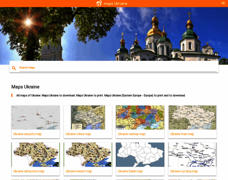 Maps-ukraine.com thumbnail
