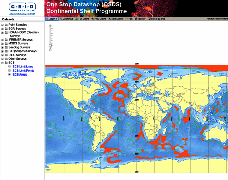 Maps.continentalshelf.org thumbnail