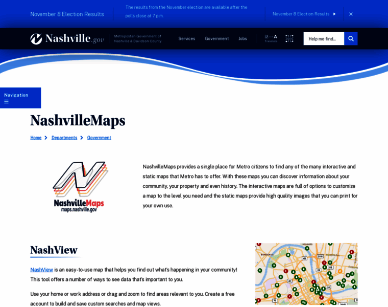 Maps.nashville.gov thumbnail