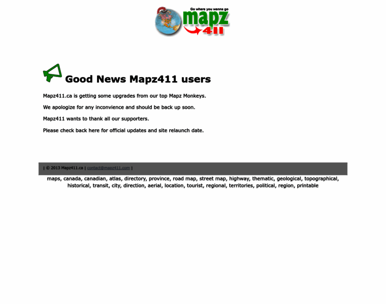 Mapz411.ca thumbnail