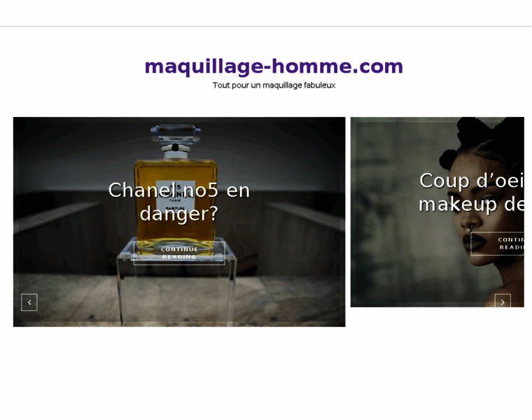 Maquillage-homme.com thumbnail