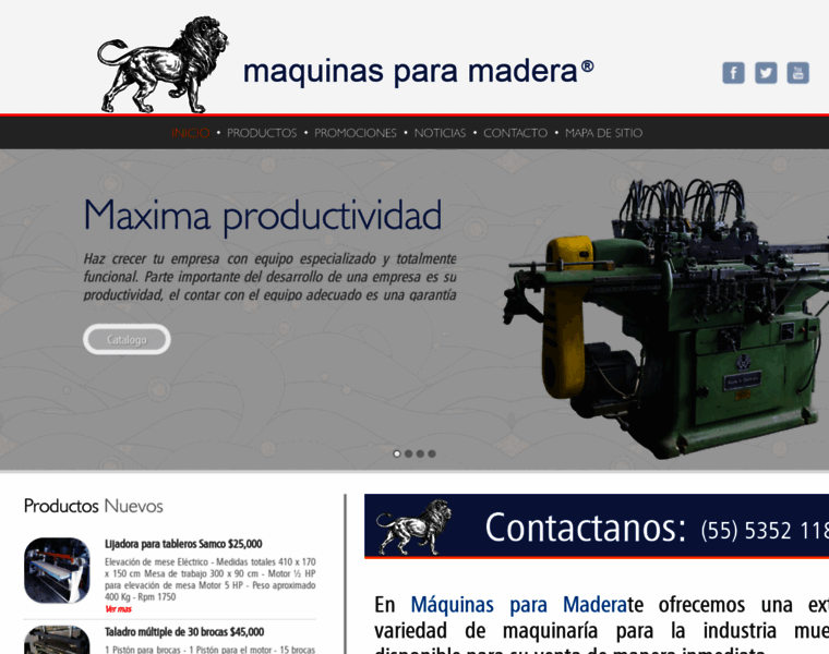 Maquinasparamadera.com.mx thumbnail