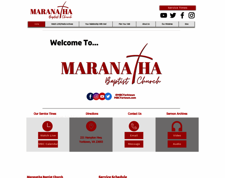 Maranathabaptistchurch.com thumbnail