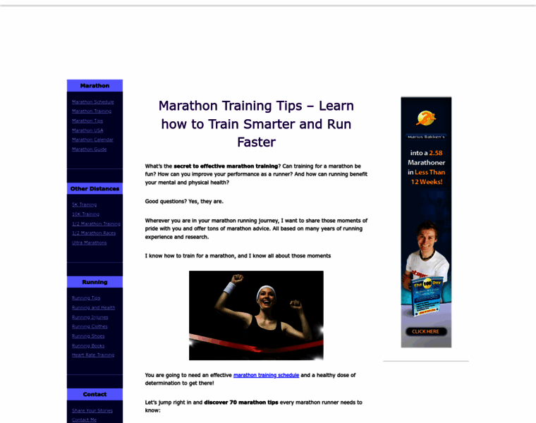 Marathon-training-tips.com thumbnail