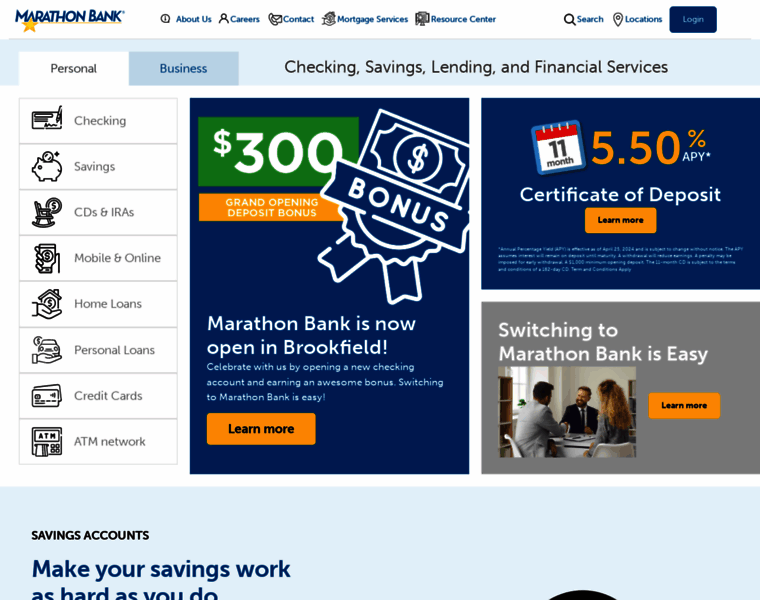 Marathonbank.com thumbnail