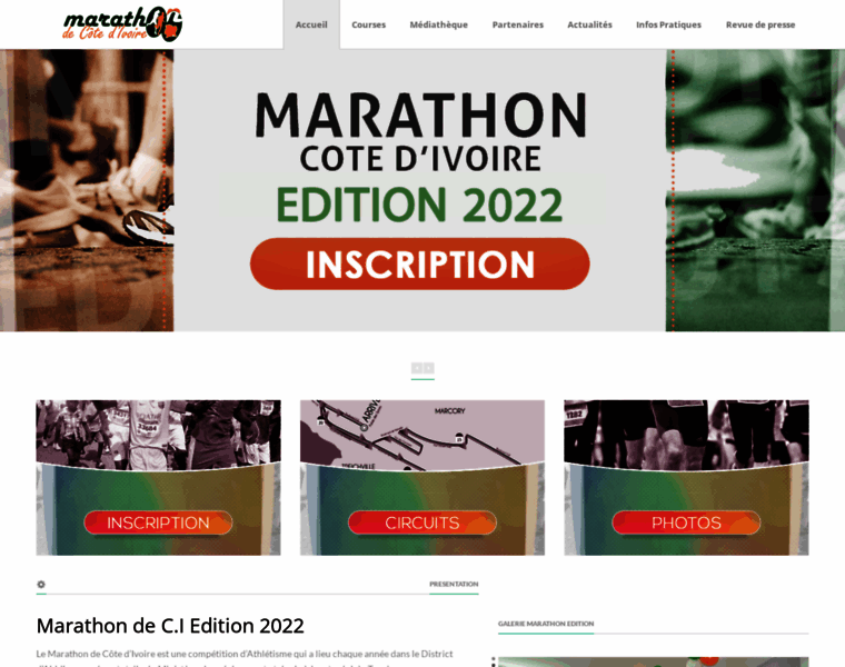 Marathondecotedivoire.com thumbnail