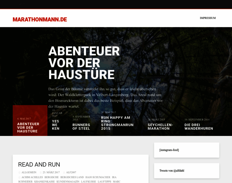 Marathonmann.de thumbnail Marathonmann.de thumbnail