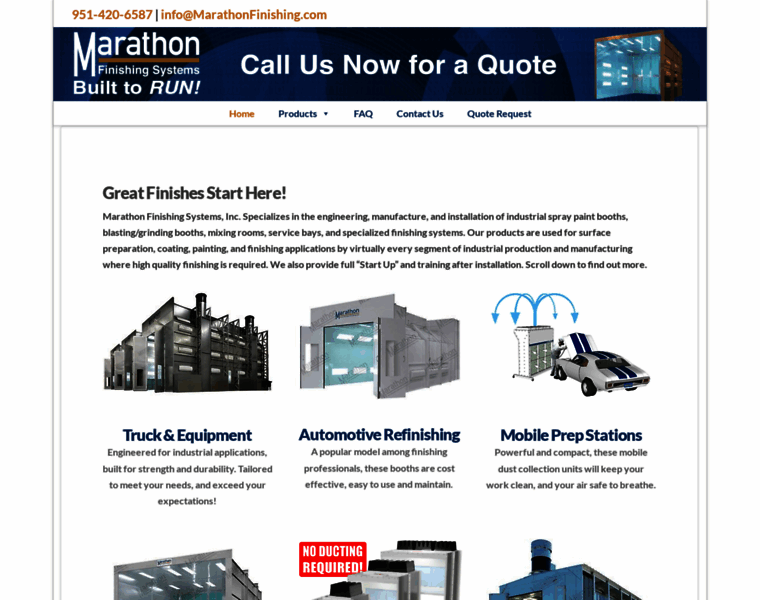 Marathonspraybooths.com thumbnail