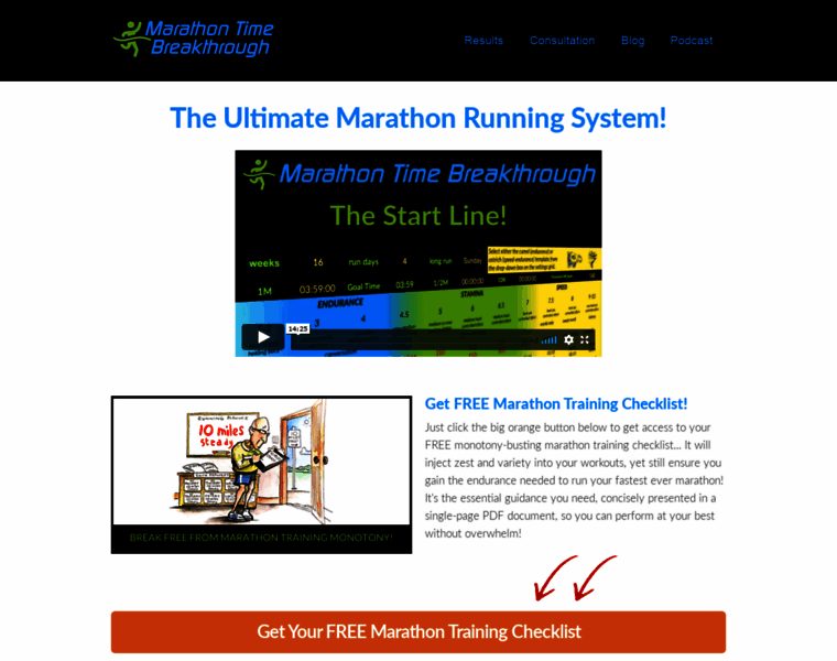 Marathontimebreakthrough.com thumbnail