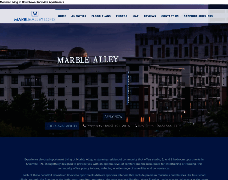 Marblealley-lofts.com thumbnail