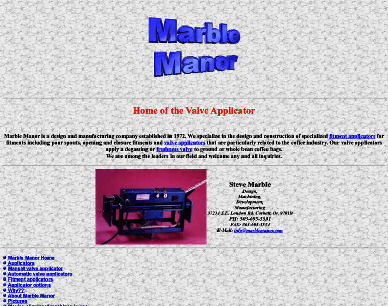Marblemanor.com thumbnail