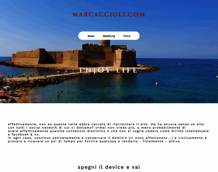 Marcaccioli.com thumbnail
