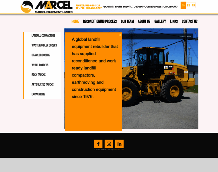 Marcelequipment.com thumbnail