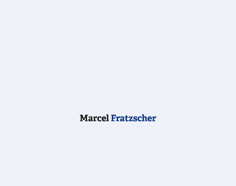Marcelfratzscher.com thumbnail