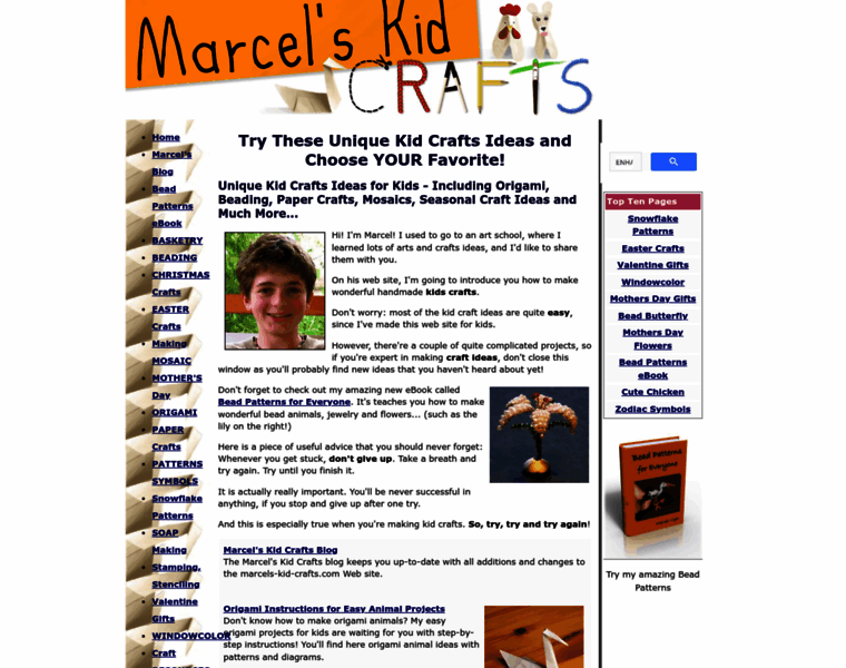 Marcels-kid-crafts.com thumbnail