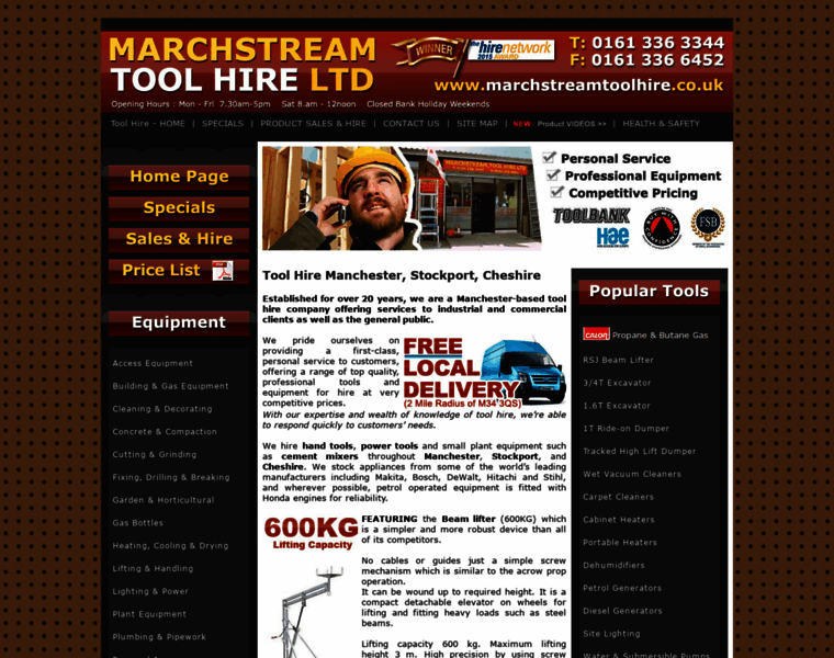 Marchstreamtoolhire.co.uk thumbnail