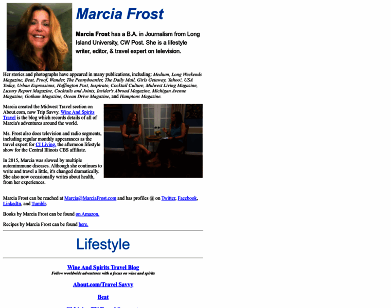 Marciafrost.com thumbnail