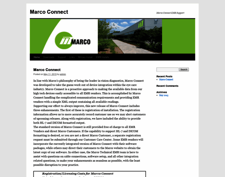 Marcoconnect.com thumbnail