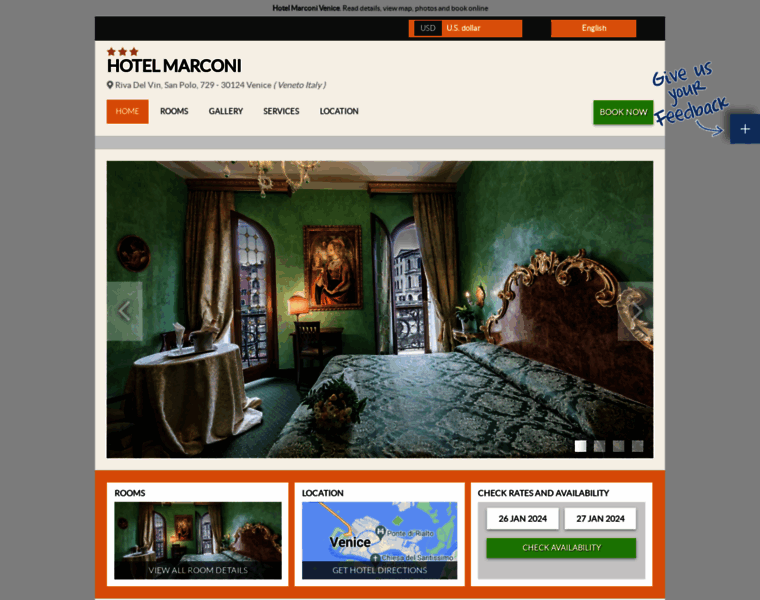 Marconi.hotelinvenice.com thumbnail