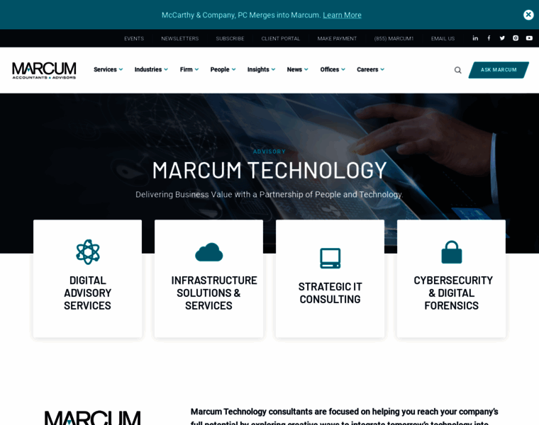 Marcumtechnology.com thumbnail