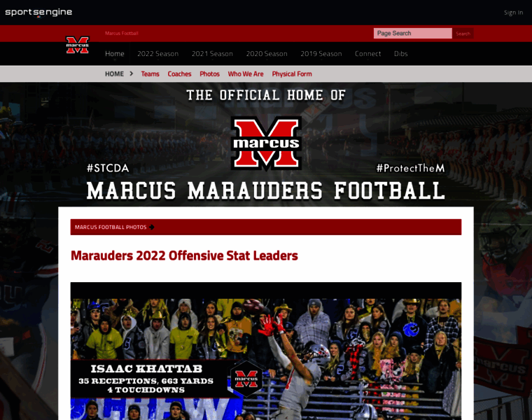 Marcusfootball.com thumbnail