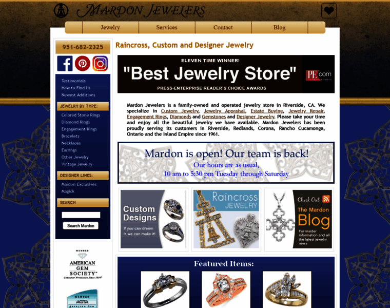 Mardonjewelers.com thumbnail