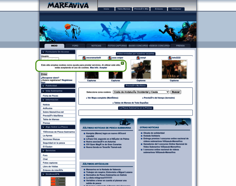 Mareaviva.net thumbnail