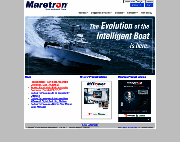 Maretron.com thumbnail