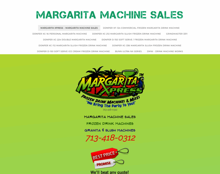 Margarita-machine-sales.com thumbnail