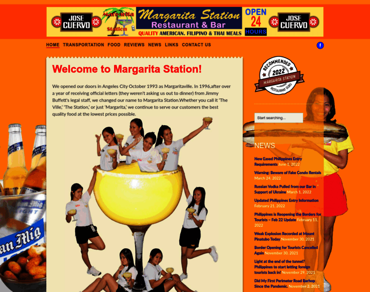 Margaritastation.com thumbnail