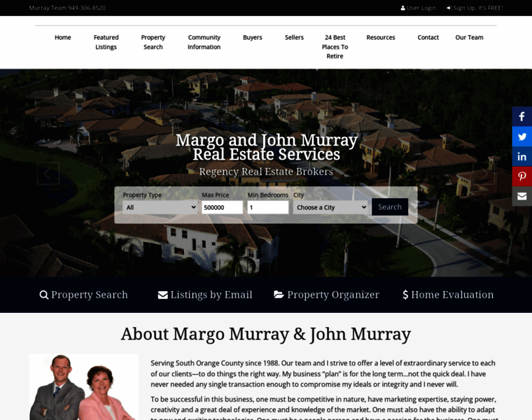 Margomurray.com thumbnail