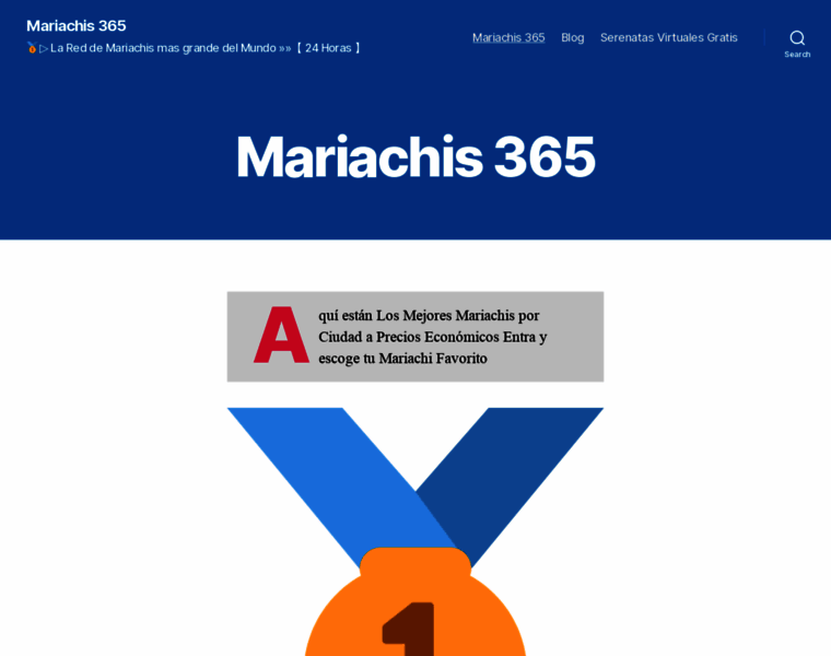 Mariachis365.com thumbnail