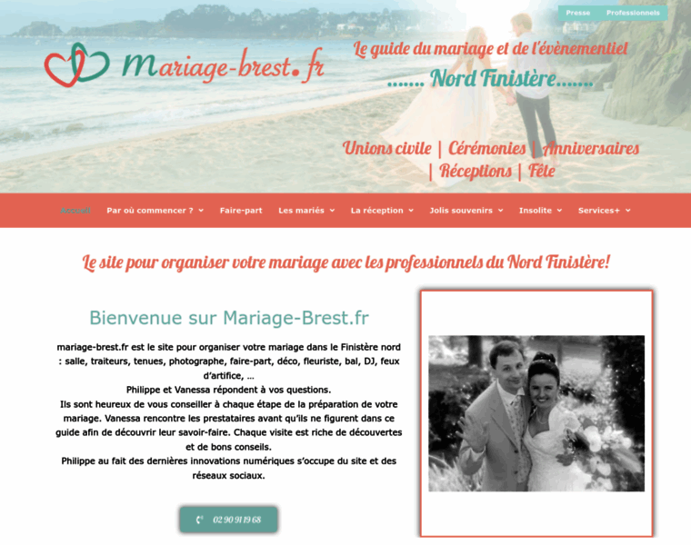 Mariage-brest.fr thumbnail
