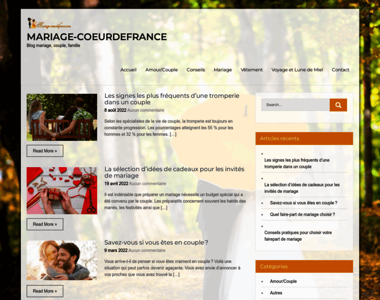 Mariage-coeurdefrance.com thumbnail
